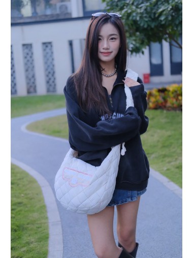 CHIOS CLUB - Chios Signature Rainbow Bubble Tote WHITE [tote25WH]